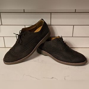 Cole Haan Morris Wingtip Oxford Shoes Dark Walnut Brown Men's Size 12M C33470